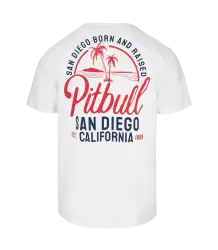 Pit Bull T-Shirt Koszulka San Diego Born White