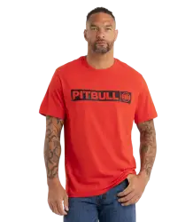 Pit Bull T-Shirt Koszulka Hilltop Flame Red