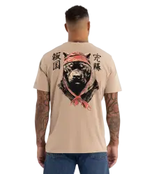 Pit Bull T-Shirt Koszulka Bravery Denim Washed Sand