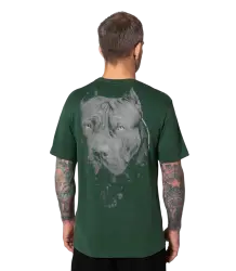 Pit Bull T-shirt Koszulka Męska Born In 1989 Grassy Green