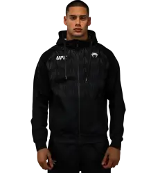 UFC Venum Bluza Rozpinana Z Kapturem Replica Zenith Black Zip Hoodie