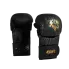 Rękawice MMA sparingowe czarno-złote, pianka, neopren, rzep, Venum x Chimaev Wild Borz