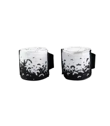 Venum Bandaże Bokserskie Owijki 2,5m Bats Night Handwraps Black/White