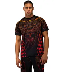 Venum Dry-Tech T-shirt Koszulka Techniczna Quetzal Fury Black/Fury Red