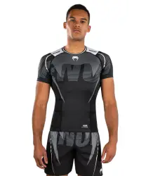 Venum Rashguard Krótki Rękaw Short Sleeve Adrenaline Black/Grey