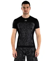 Venum Rashguard Krótki Rękaw Short Sleeve G-Fit Scales Black/Grey