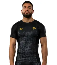 Venum x Chimaev Rashguard Krótki Rękaw Short Sleeve Wild Borz Black/Grey