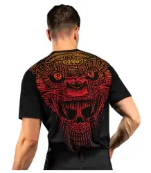 Venum T-shirt Koszulka Męska Quetzal Fury Black/Fury Red