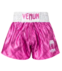 Venum x Contender XT Spodenki Muay Thai Shorts Candy Pink/ White