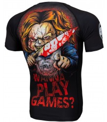 Pit Bull Rashguard Wanna Play Games Shortsleeve