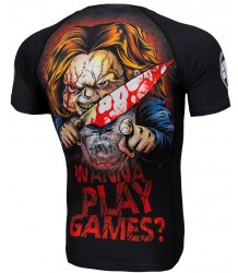 Pit Bull Rashguard Krótki Rękaw Wanna Play Games Shortsleeve