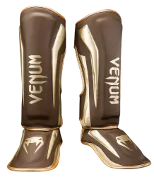Venum Ochraniacze Piszczeli Shin Guards Elite Dark Brown 