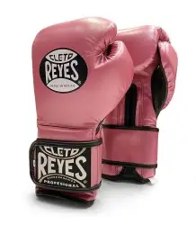 Cleto Reyes Rękawice Bokserskie Velcro Sparing Gloves Pink
