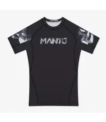 MANTO Rashguard Krótki Rękaw METAL Black