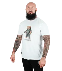 Środowisko Miejskie T-shirt Koszulka Fan Bear White