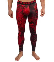 Venum Legginsy Spats Wolf Atak Black/Red