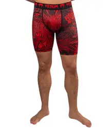 Venum Vale Tudo Shorts Spodenki Kompresyjne Wolf Atak Black/Red