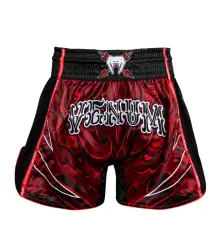 Venum Muay Thai Shorts Spodenki Wolf Atak Black/Red
