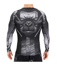 Venum Rashguard Długi Rękaw Long Sleeve Gorilla Jungle Black/White