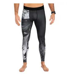 Venum Leginsy Kompresyjne Spats Gorilla Jungle Black/White