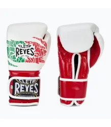 Cleto Reyes Rękawice Bokserskie Velcro Sparring Gloves White Mexican