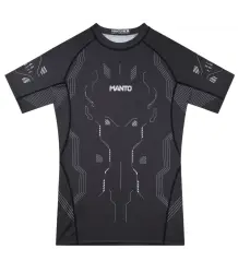 MANTO Rashguard Krótki Rękaw SHIELD Black