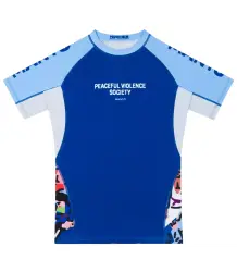 MANTO Rashguard Krótki Rękaw GYM 3.0 White