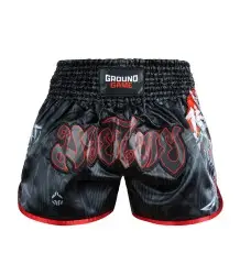 Ground Game Spodenki Muay Thai Samurai 2.0 Black