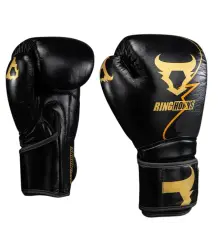 Ringhorns Charger By Venum Rękawice Bokserskie Boxing Gloves Black/Gold