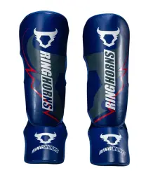 Ringhorns Charger By Venum Shin Guards Ochraniacze Piszczeli Blue/Red
