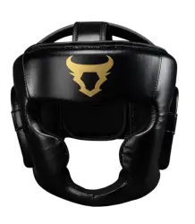 Ringhorns Charger By Venum Kask Bokserski Headgear Black/Gold