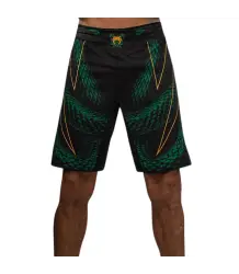 Venum Fightshorts Spodenki MMA Matupa Black/Green/Gold