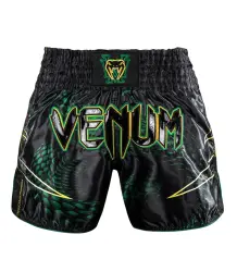 Venum Muay Thai Shorts Spodenki Matupa Black/Green/Gold