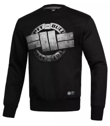 Bluza Pit Bull Steel Logo Crewneck Bluza Bez Kaptura Black