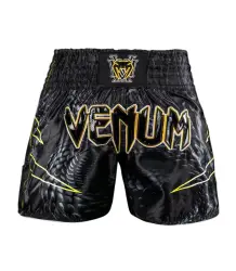 Venum Muay Thai Shorts Spodenki Matupa Black/Grey/Gold