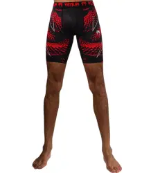 Venum Vale Tudo Shorts Spodenki Kompresyjne Matupa Black/Red/Silver