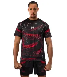 Venum Dry Tech T-Shirt Koszulka Techniczna Matupa Black/Red/Silver