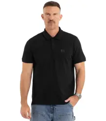 Pit Bull Koszulka Polo Pique Stripes Regular All Black 