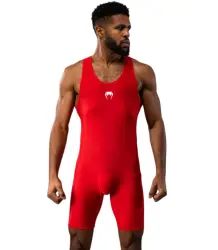 Venum Challenger Men's Wrestling Singlet Trykot Zapaśniczy Red