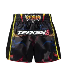 Venum x TEKKEN 8 Muay Thai Shorts Spodenki Yoshimitsu Black/Orange
