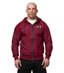 Pit Bull Kurtka Przejściowa Z Kapturem Athletic Logo Burgundy