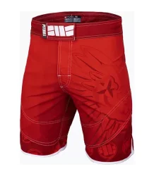 Pit Bull Spodenki MMA Treningowe Grapplingowe Polska Red