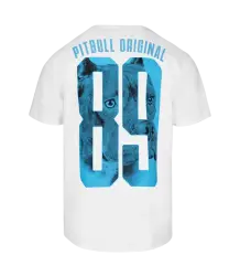 Pit Bull T-shirt Koszulka Eighty Nine Dog White/Light Blue