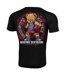 Środowisko Miejskie Rashguard Krótki Rękaw Boxing Bear Black