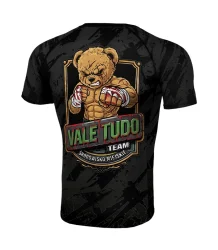 Środowisko Miejskie Rashguard Krótki Rękaw Vale Tudo Black