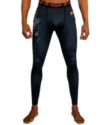 Venum Legginsy Spats Thunder Dragon Black/Grey/Copper
