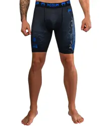 Venum Vale Tudo Shorts Spodenki Kompresyjne Thunder Dragon Black/Royal Blue