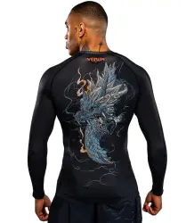 Venum Rashguard Long Sleeve Długi Rękaw Thunder Dragon Black/Grey/Copper