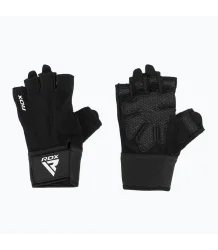 RDX Rękawiczki Treningowe Na Siłownie Gym Workout W1 Black