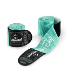 Ground Game Bandaże Bokserskie Owijki Prime Green 4m